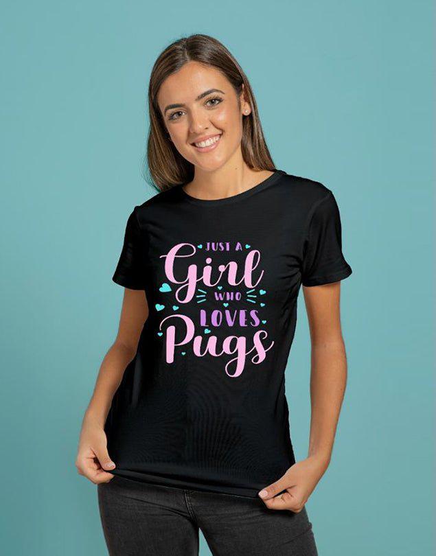 Girl Who Loves Pugs - Zestee Vegan Lifestyle